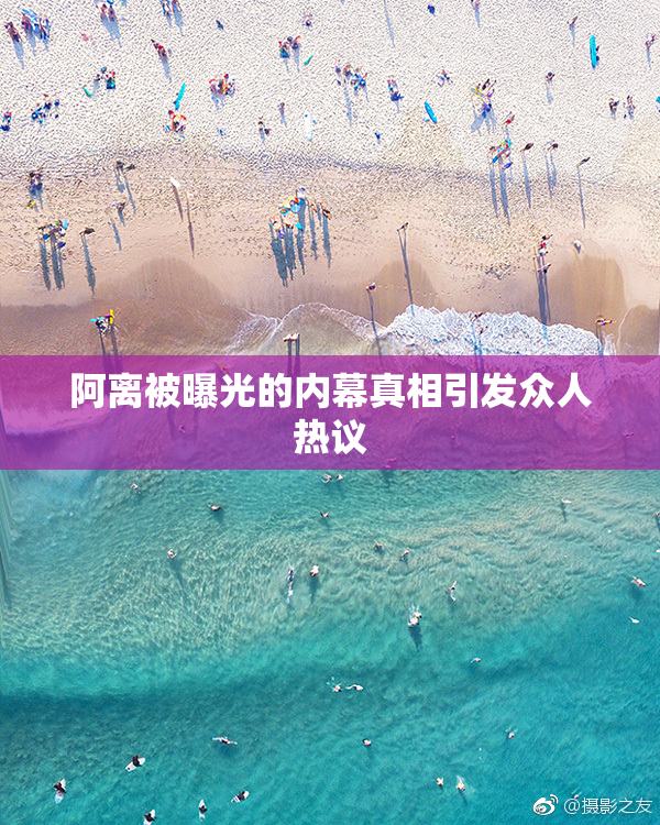 阿离被曝光的内幕真相引发众人热议
