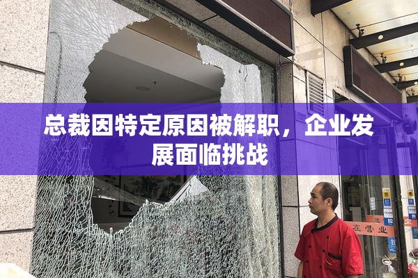 总裁因特定原因被解职，企业发展面临挑战