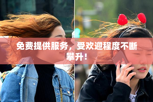免费提供服务，受欢迎程度不断攀升！