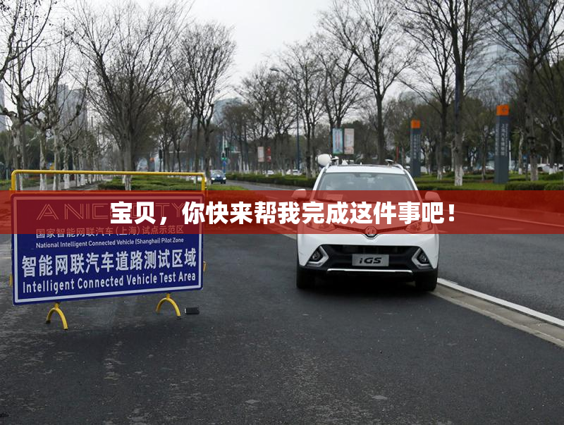 宝贝，你快来帮我完成这件事吧！