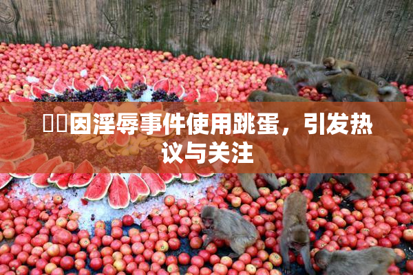 妺妺因淫辱事件使用跳蛋，引发热议与关注