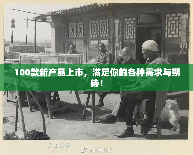 100款新产品上市，满足你的各种需求与期待！