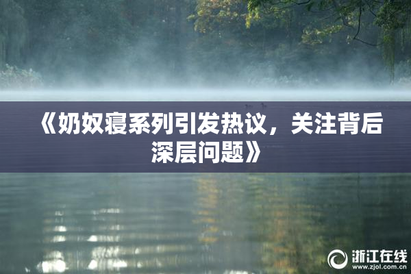 《奶奴寝系列引发热议，关注背后深层问题》
