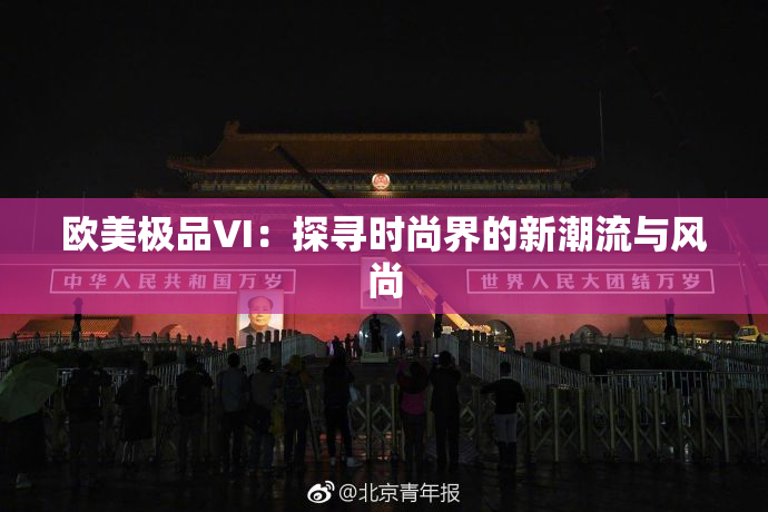 欧美极品VI：探寻时尚界的新潮流与风尚