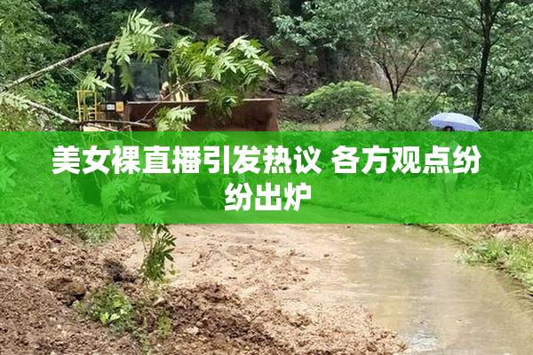 美女裸直播引发热议 各方观点纷纷出炉