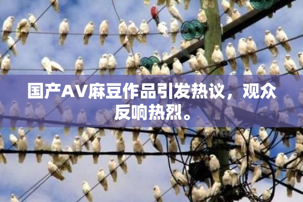 国产AV麻豆作品引发热议，观众反响热烈。