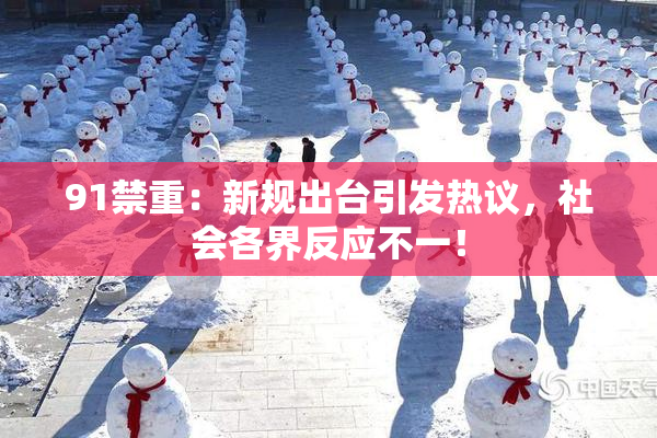 91禁重：新规出台引发热议，社会各界反应不一！
