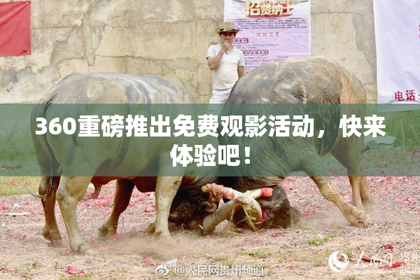 360重磅推出免费观影活动，快来体验吧！