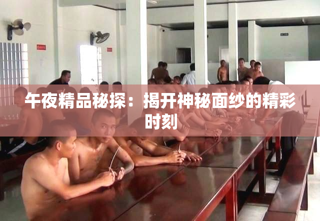 午夜精品秘探：揭开神秘面纱的精彩时刻