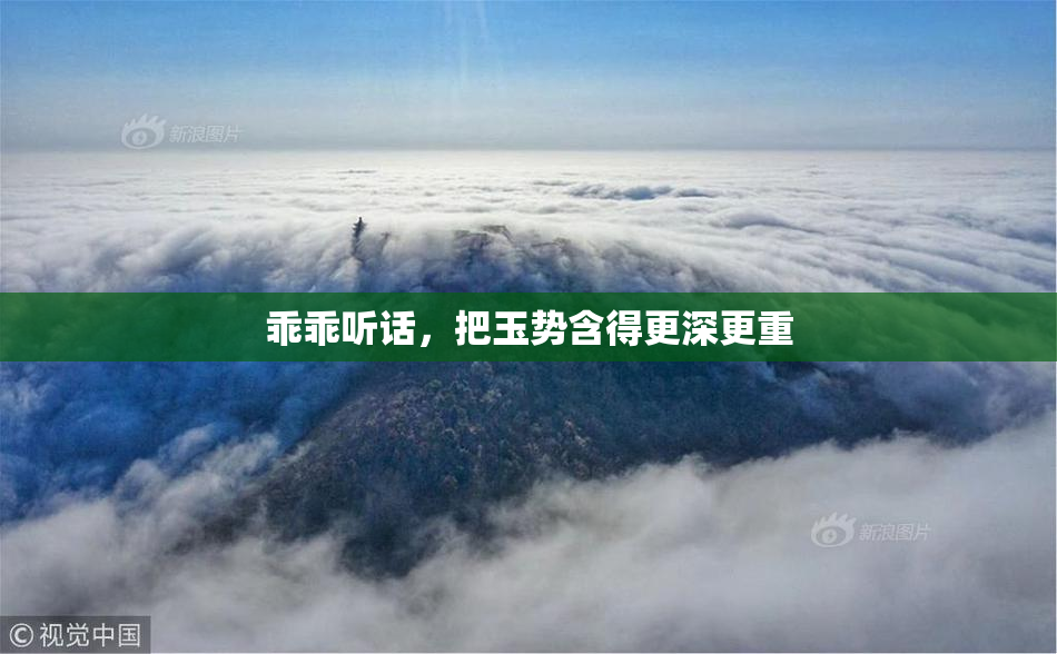 乖乖听话，把玉势含得更深更重