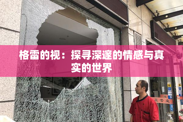 格雷的视：探寻深邃的情感与真实的世界