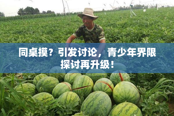 同桌摸？引发讨论，青少年界限探讨再升级！