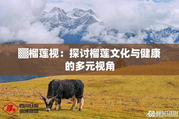 ▓榴莲视：探讨榴莲文化与健康的多元视角