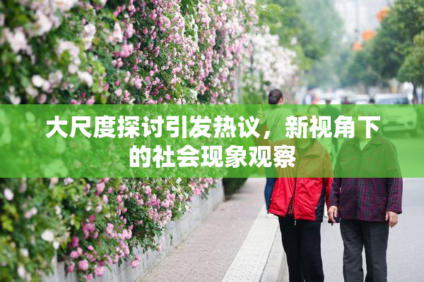 大尺度探讨引发热议，新视角下的社会现象观察