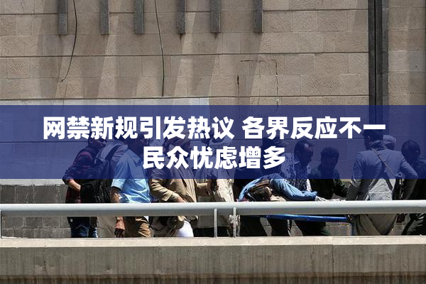 网禁新规引发热议 各界反应不一民众忧虑增多