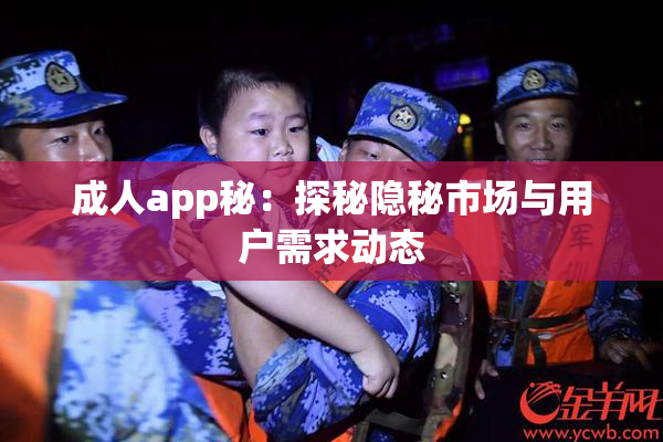成人app秘：探秘隐秘市场与用户需求动态
