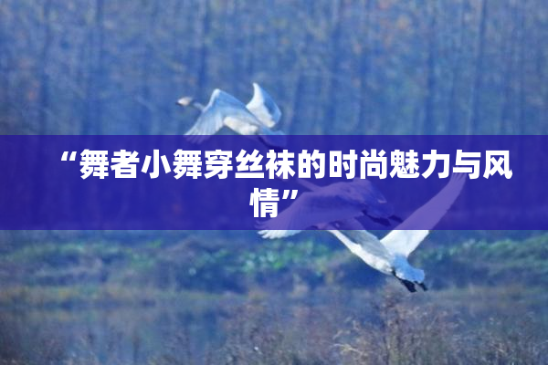 “舞者小舞穿丝袜的时尚魅力与风情”