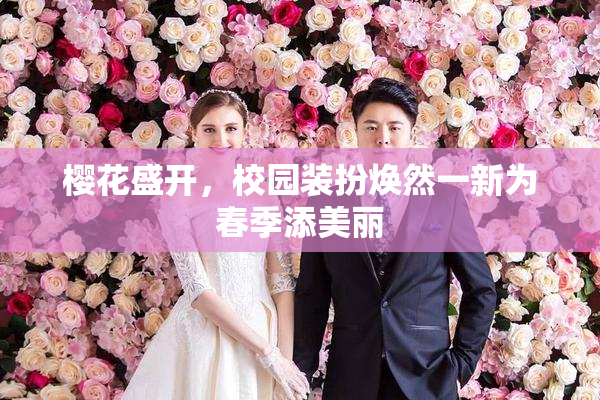 樱花盛开，校园装扮焕然一新为春季添美丽