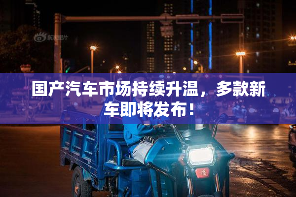 国产汽车市场持续升温，多款新车即将发布！