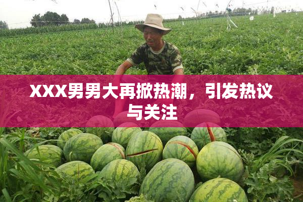 XXX男男大再掀热潮，引发热议与关注
