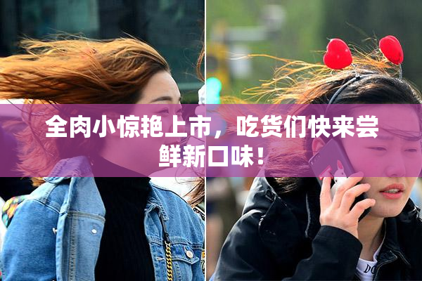 全肉小惊艳上市，吃货们快来尝鲜新口味！