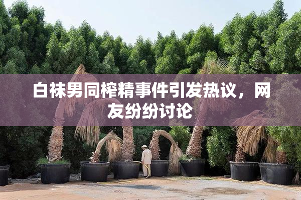 白袜男同榨精事件引发热议，网友纷纷讨论
