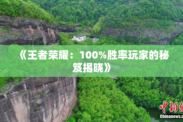 《王者荣耀：100%胜率玩家的秘笈揭晓》