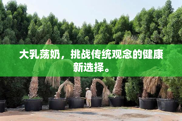 大乳荡奶，挑战传统观念的健康新选择。