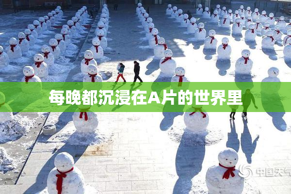 每晚都沉浸在A片的世界里