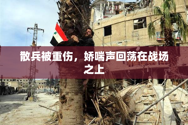 散兵被重伤，娇喘声回荡在战场之上
