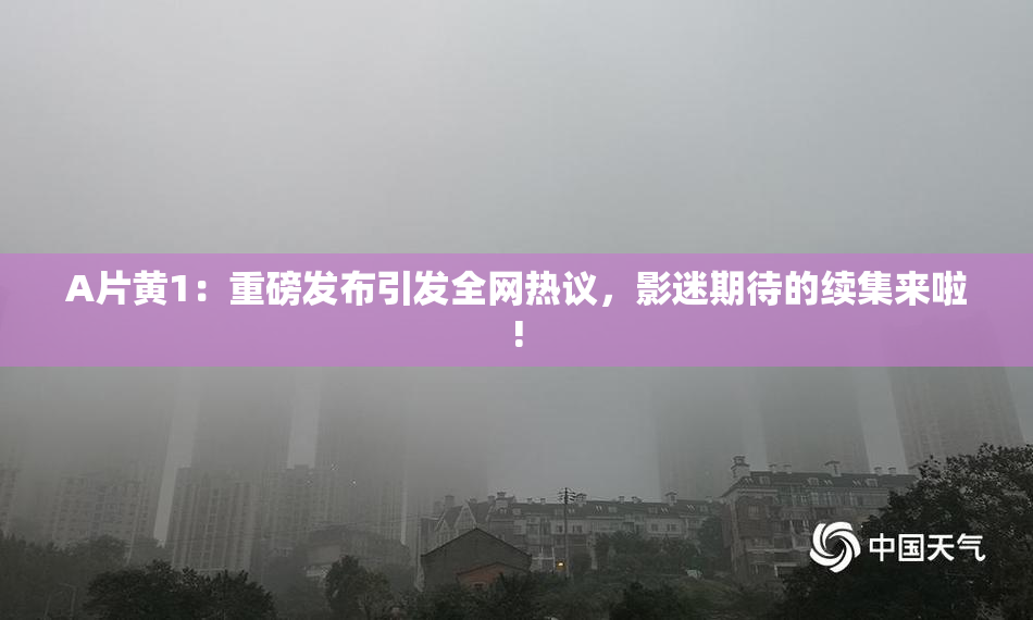 A片黄1：重磅发布引发全网热议，影迷期待的续集来啦!