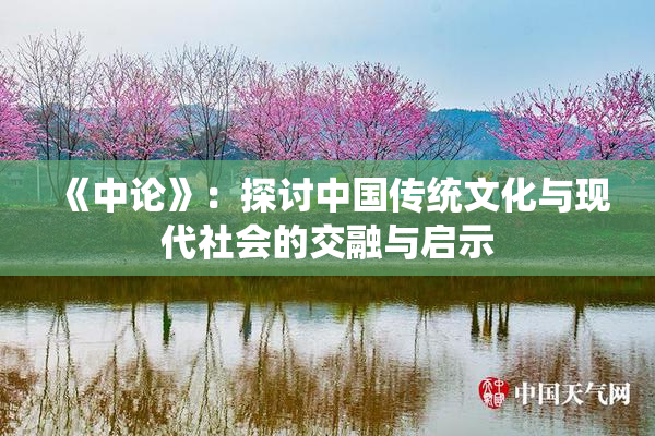 《中论》：探讨中国传统文化与现代社会的交融与启示
