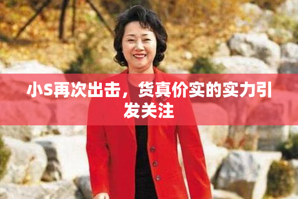 小S再次出击，货真价实的实力引发关注