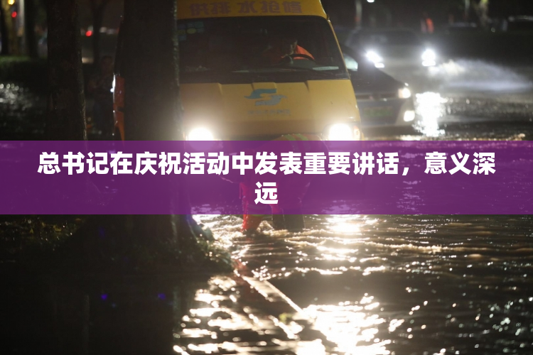 总书记在庆祝活动中发表重要讲话，意义深远
