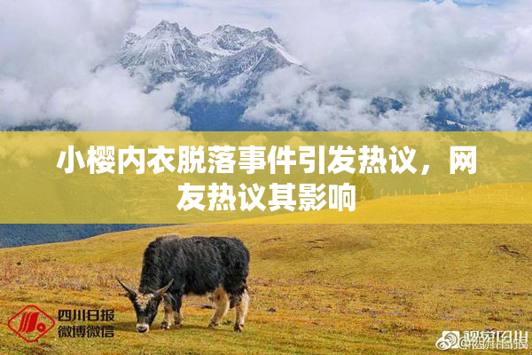 小樱内衣脱落事件引发热议，网友热议其影响