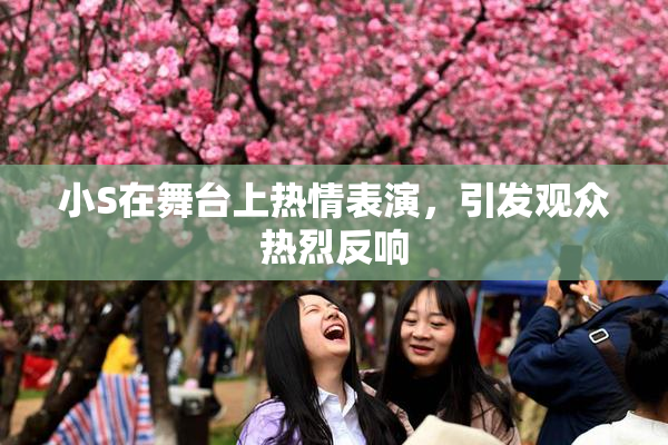 小S在舞台上热情表演，引发观众热烈反响