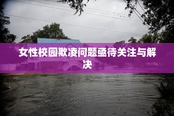 女性校园欺凌问题亟待关注与解决