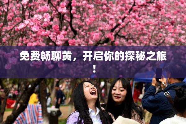 免费畅聊黄，开启你的探秘之旅！