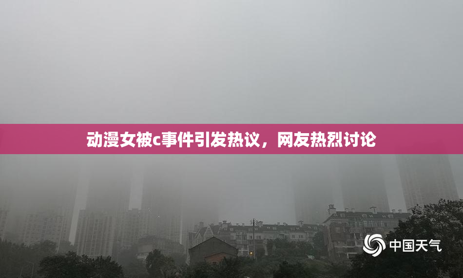 动漫女被c事件引发热议，网友热烈讨论