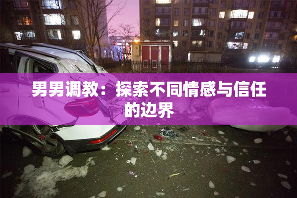 男男调教：探索不同情感与信任的边界