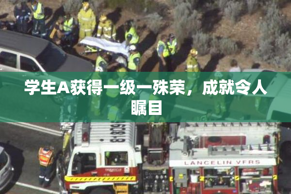 学生A获得一级一殊荣，成就令人瞩目