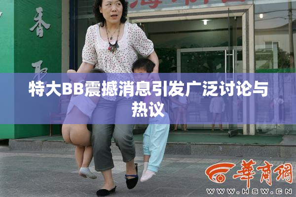 特大BB震撼消息引发广泛讨论与热议