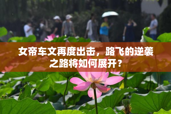 女帝车文再度出击，路飞的逆袭之路将如何展开？