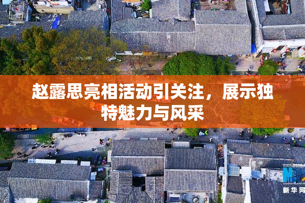 赵露思亮相活动引关注，展示独特魅力与风采
