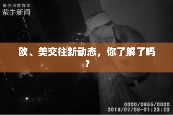 欧、美交往新动态，你了解了吗？