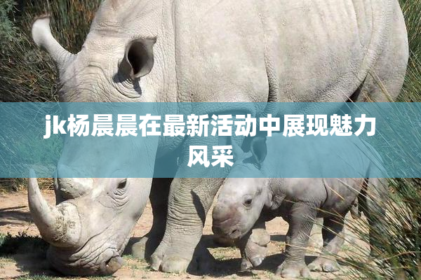 jk杨晨晨在最新活动中展现魅力风采
