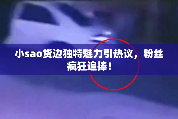 小sao货边独特魅力引热议，粉丝疯狂追捧！
