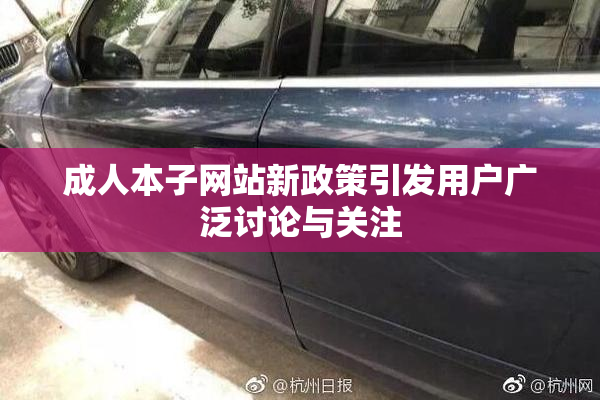 成人本子网站新政策引发用户广泛讨论与关注