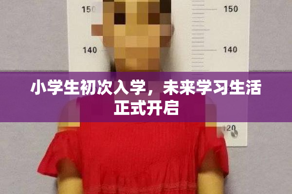 小学生初次入学，未来学习生活正式开启