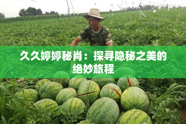 久久婷婷秘肖：探寻隐秘之美的绝妙旅程